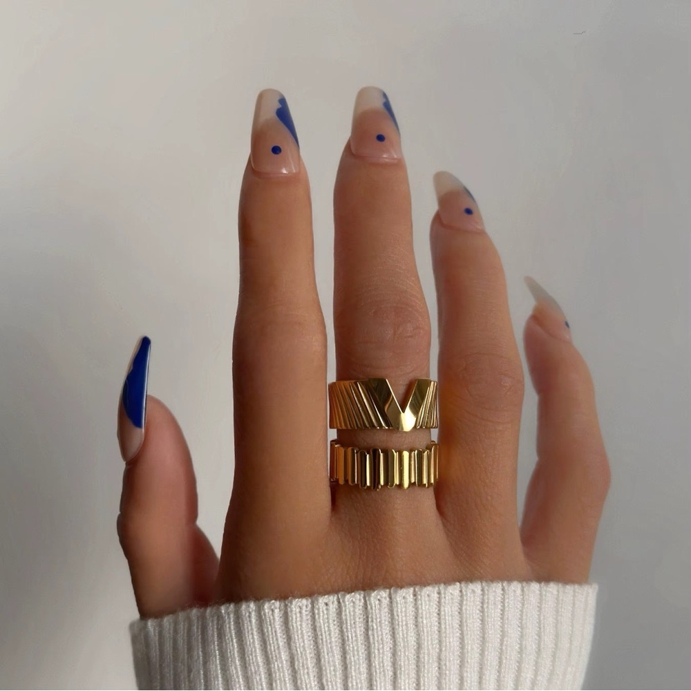 18K Gold Plated adjustable Ring - One Ring Only